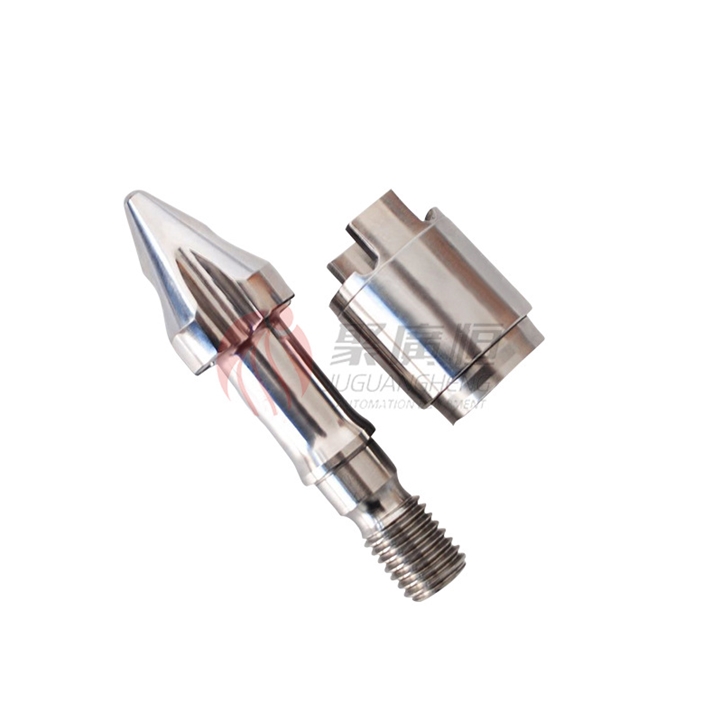 注塑機(jī)配件 螺桿三件套 全硬螺桿頭 火箭頭 射咀過(guò)膠頭 分膠頭